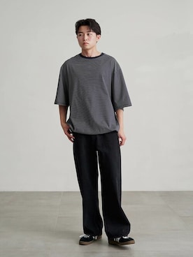 「PUBLIC TOKYO（パブリックトウキョウ）のアイテム（パンツ）」を使った、pt_menさん（メンズ・176cm）の夏コーディネート