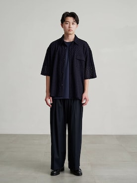 「PUBLIC TOKYO（パブリックトウキョウ）のアイテム（パンツ）」を使った、pt_menさん（メンズ・176cm）の夏コーディネート