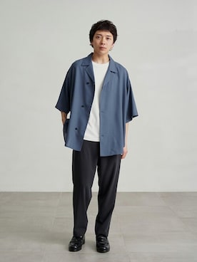 「PUBLIC TOKYO（パブリックトウキョウ）のアイテム（パンツ）」を使った、pt_menさん（メンズ・172cm）の夏コーディネート