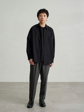 「PUBLIC TOKYO（パブリックトウキョウ）のアイテム（シャツ/ブラウス）」を使った、pt_menさん（メンズ・172cm）の夏コーディネート