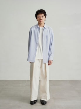 「PUBLIC TOKYO（パブリックトウキョウ）のアイテム（シャツ/ブラウス）」を使った、pt_menさん（メンズ・172cm）の夏コーディネート