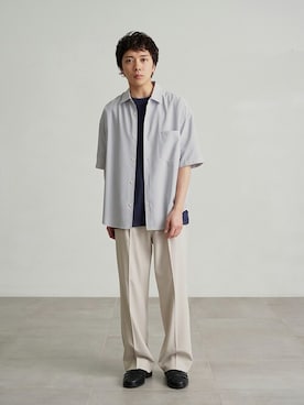 「PUBLIC TOKYO（パブリックトウキョウ）のアイテム（パンツ）」を使った、pt_menさん（メンズ・172cm）の夏コーディネート