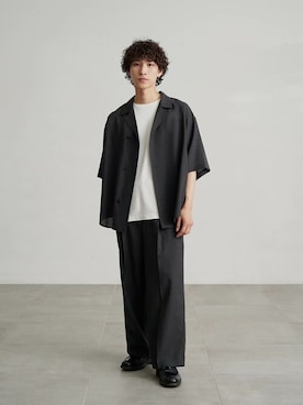 「PUBLIC TOKYO（パブリックトウキョウ）のアイテム（スラックス）」を使った、pt_menさん（メンズ・168cm）の夏コーディネート