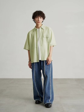 「PUBLIC TOKYO（パブリックトウキョウ）のアイテム（パンツ）」を使った、pt_menさん（メンズ・168cm）の夏コーディネート