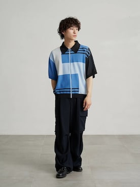 「PUBLIC TOKYO（パブリックトウキョウ）のアイテム（パンツ）」を使った、pt_menさん（メンズ・168cm）の夏コーディネート