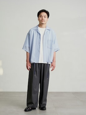 「PUBLIC TOKYO（パブリックトウキョウ）のアイテム（パンツ）」を使った、pt_menさん（メンズ・170cm）の夏コーディネート
