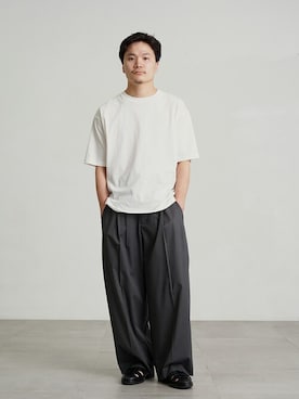 「PUBLIC TOKYO（パブリックトウキョウ）のアイテム（パンツ）」を使った、pt_menさん（メンズ・170cm）の夏コーディネート