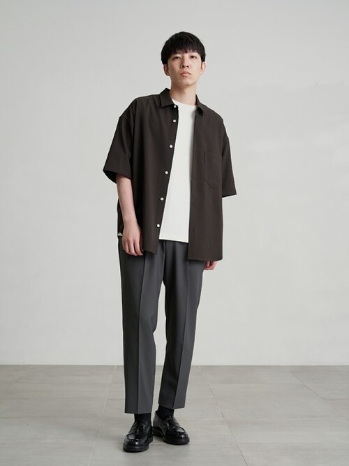 PUBLIC TOKYO GRトロピカルエバークリーステーパードスラックス GRトロピカルエバークリーステーパードスラックス(1 DARK GRAY