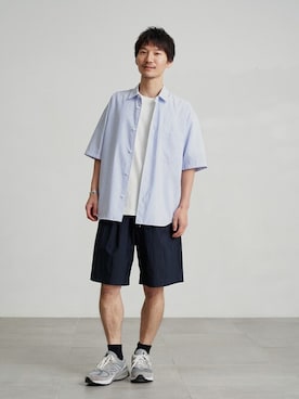 「PUBLIC TOKYO（パブリックトウキョウ）のアイテム（パンツ）」を使った、pt_menさん（メンズ・176cm）の夏コーディネート
