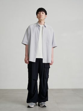 「PUBLIC TOKYO（パブリックトウキョウ）のアイテム（パンツ）」を使った、pt_menさん（メンズ・179cm）の夏コーディネート