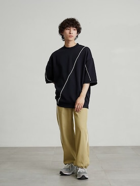 「PUBLIC TOKYO（パブリックトウキョウ）のアイテム（パンツ）」を使った、pt_menさん（メンズ・168cm）の夏コーディネート
