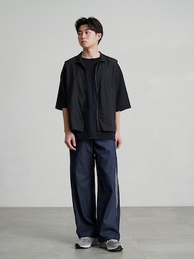 「PUBLIC TOKYO（パブリックトウキョウ）のアイテム（パンツ）」を使った、pt_menさん（メンズ・176cm）の夏コーディネート