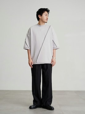 「PUBLIC TOKYO（パブリックトウキョウ）のアイテム（パンツ）」を使った、pt_menさん（メンズ・173cm）の夏コーディネート
