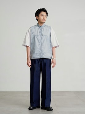 「PUBLIC TOKYO（パブリックトウキョウ）のアイテム」を使った、pt_menさん（メンズ・173cm）の夏コーディネート