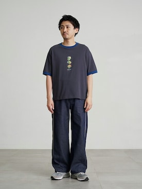 「PUBLIC TOKYO（パブリックトウキョウ）のアイテム（パンツ）」を使った、pt_menさん（メンズ・173cm）の夏コーディネート