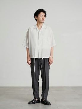 「PUBLIC TOKYO（パブリックトウキョウ）のアイテム（パンツ）」を使った、pt_menさん（メンズ・173cm）の夏コーディネート