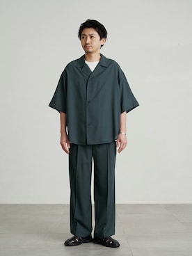 「PUBLIC TOKYO（パブリックトウキョウ）のアイテム（パンツ）」を使った、pt_menさん（メンズ・173cm）の夏コーディネート