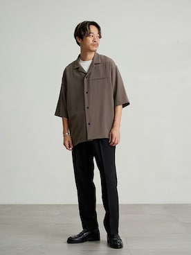 「PUBLIC TOKYO（パブリックトウキョウ）のアイテム（パンツ）」を使った、pt_menさん（メンズ・175cm）の夏コーディネート