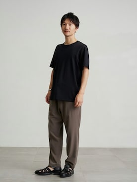 「PUBLIC TOKYO（パブリックトウキョウ）のアイテム（パンツ）」を使った、pt_menさん（メンズ・176cm）の夏コーディネート