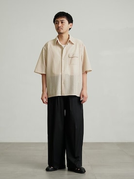 「PUBLIC TOKYO（パブリックトウキョウ）のアイテム（パンツ）」を使った、pt_menさん（メンズ・173cm）の夏コーディネート