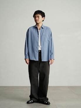 「PUBLIC TOKYO（パブリックトウキョウ）のアイテム（パンツ）」を使った、pt_menさん（メンズ・173cm）の夏コーディネート