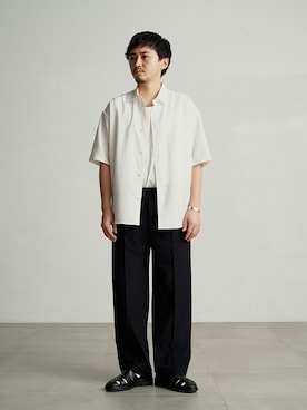 「PUBLIC TOKYO（パブリックトウキョウ）のアイテム（パンツ）」を使った、pt_menさん（メンズ・173cm）の夏コーディネート