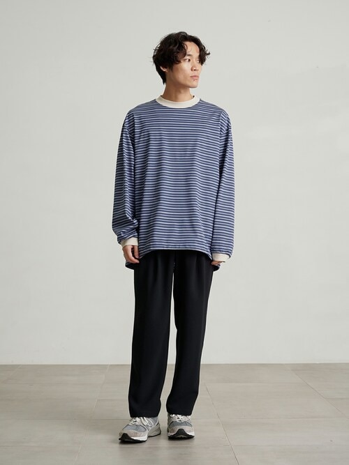 PUBLIC TOKYO ロングTシャツ　ロンT カットソー　長袖 STUDIOUS（ステュディオス） tシャツ 「STUDIOUS×PUBLIC TOKYO