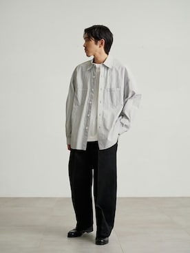 「PUBLIC TOKYO（パブリックトウキョウ）のアイテム（パンツ）」を使った、pt_menさん（メンズ・168cm）の秋コーディネート