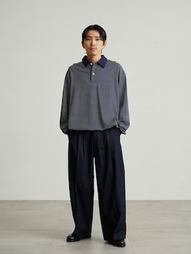 「PUBLIC TOKYO（パブリックトウキョウ）のアイテム（パンツ）」を使った、pt_menさん（メンズ・168cm）の秋コーディネート
