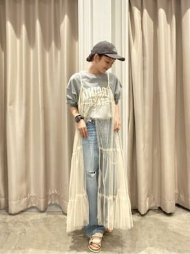 「AMERICAN HOLIC（アメリカンホリック）のアイテム」を使った、a o Iさん（レディース・156cm）の春コーディネート