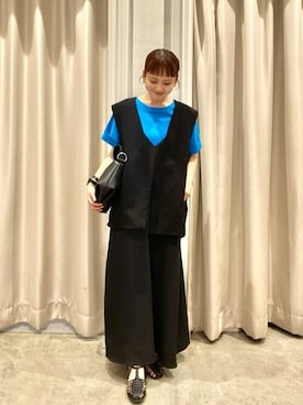 「キレイめコーデ」｜「アイテム（サンダル）」を使った、a o Iさん（レディース・156cm）の夏コーディネート