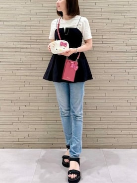 「ハローキティ」｜SamanthaThavasaPetitChoiceShopStaffさん（レディース・160cm）の秋コーディネート