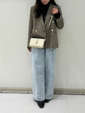 「iPhoneケース」｜SamanthaThavasaPetitChoiceShopStaffさん（レディース・160cm）の冬コーディネート