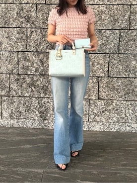 「アイテム（チャーム）」を使った、SamanthaThavasaPetitChoiceShopStaffさん（レディース・160cm）の夏コーディネート