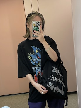 「アイテム（バックパック/リュック）」を使った、moriさん（レディース・159cm）の夏コーディネート