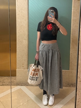 「Keds（ケッズ）のアイテム」を使った、SwingSssさん（レディース・165cm）の夏コーディネート