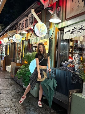 「LONE ONES（ロンワンズ）のアイテム（アクセサリー）」を使った、SwingSssさん（レディース・165cm）の夏コーディネート