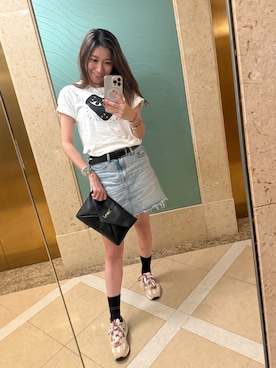 「アイテム（腕時計）」を使った、SwingSssさん（レディース・165cm）の夏コーディネート