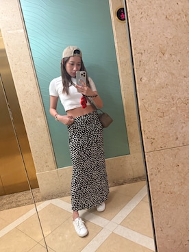 「HERMES（エルメス）のアイテム」を使った、SwingSssさん（レディース・165cm）の夏コーディネート