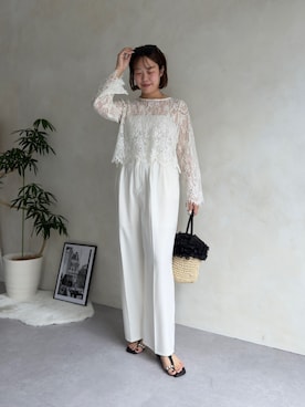 「prose verse（プロズヴェール）のアイテム」を使った、saaya  ☺︎さん（レディース・167cm）の春コーディネート