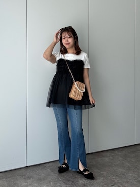 「アイテム（パンプス）」を使った、saaya  ☺︎さん（レディース・166cm・20代）の春コーディネート