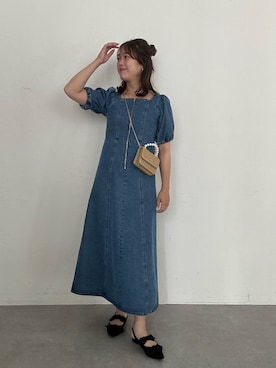 「prose verse（プロズヴェール）のアイテム（ワンピース/ドレス）」を使った、saaya  ☺︎さん（レディース・166cm）の夏コーディネート