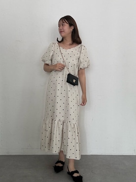 「prose verse（プロズヴェール）のアイテム（ワンピース/ドレス）」を使った、saaya  ☺︎さん（レディース・166cm）の夏コーディネート