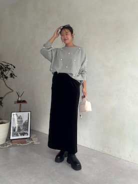 「スウェットコーデ」｜さーぽん🍒さん（レディース・167cm）の秋コーディネート