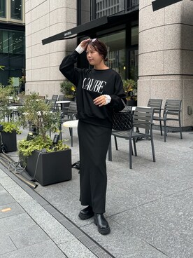 「アイテム（スウェット）」を使った、saaya  ☺︎さん（レディース・166cm・20代）の夏コーディネート