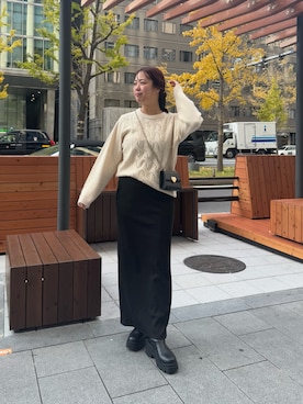 さーぽん🍒さん（レディース・166cm）の冬コーディネート