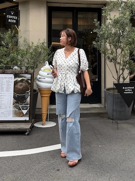 「prose verse（プロズヴェール）のアイテム」を使った、さーぽん🍒さん（レディース・167cm）の夏コーディネート