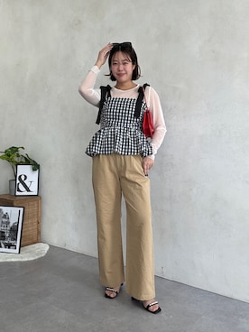 saaya  ☺︎さん（レディース・167cm）の春コーディネート