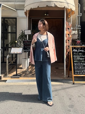 saaya  ☺︎さん（レディース・167cm）の春コーディネート