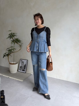 「prose verse（プロズヴェール）のアイテム」を使った、saaya  ☺︎さん（レディース・167cm）の春コーディネート